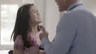Father Caught Her Asian Step Daughter Masturbate