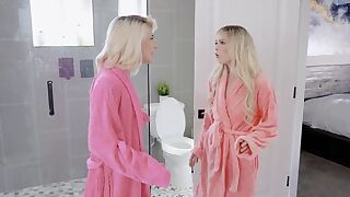 Lilly Bell is staying with her friend, Jessie Saint, but there's some serious friction inbetween the girls. Jessie wants to take a bath, but no sooner has she undone her robe than Lilly shows up